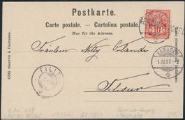 GR Bernina Hospiz - Stabstempel - Samaden - Karte - Pass