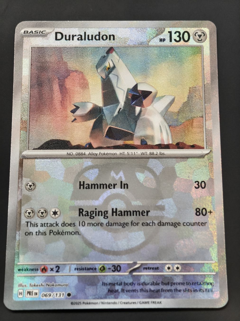 Pokémon Carte collezionabili: Duraludon Masterball 069/131 EN – Nuovo (secondo la descrizione) da Therwil venduto da Cordachu_Trade