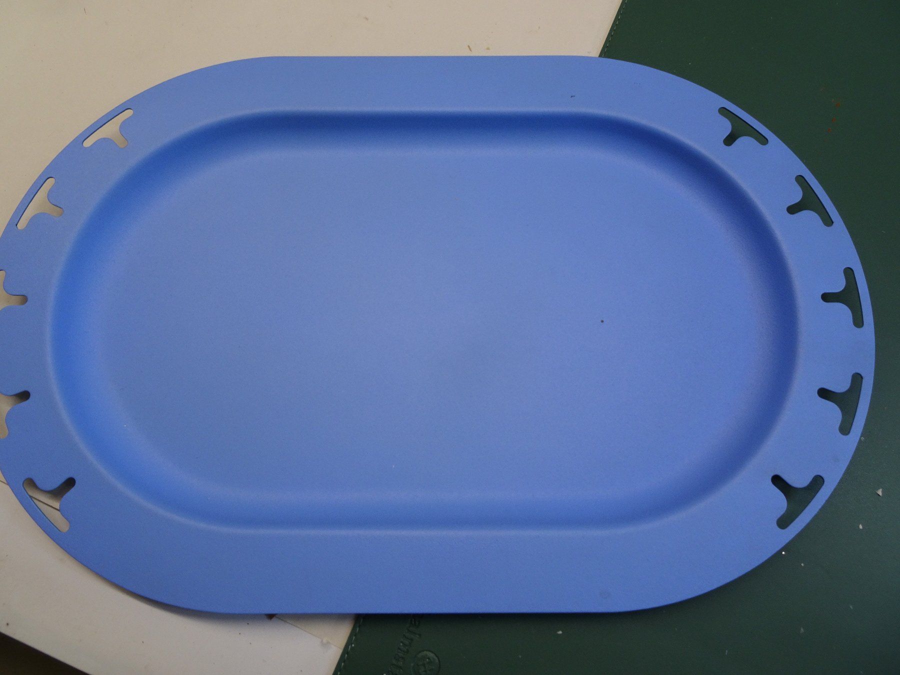 Tablet PC: Servier Tablett, abgerundet hellblau/jeanfarbig – Nuovo (secondo la descrizione) da Grüt (Gossau ZH) venduto da spitzig 5