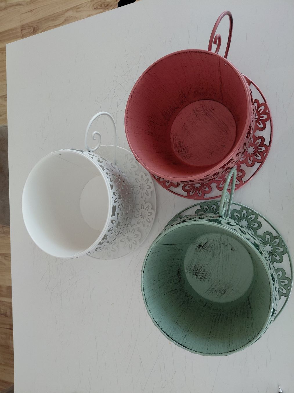 Vasi per fiori: Vitage Kaffeetassen Planzengefäaa – Usato da Allenwinden venduto da Muggi076 1