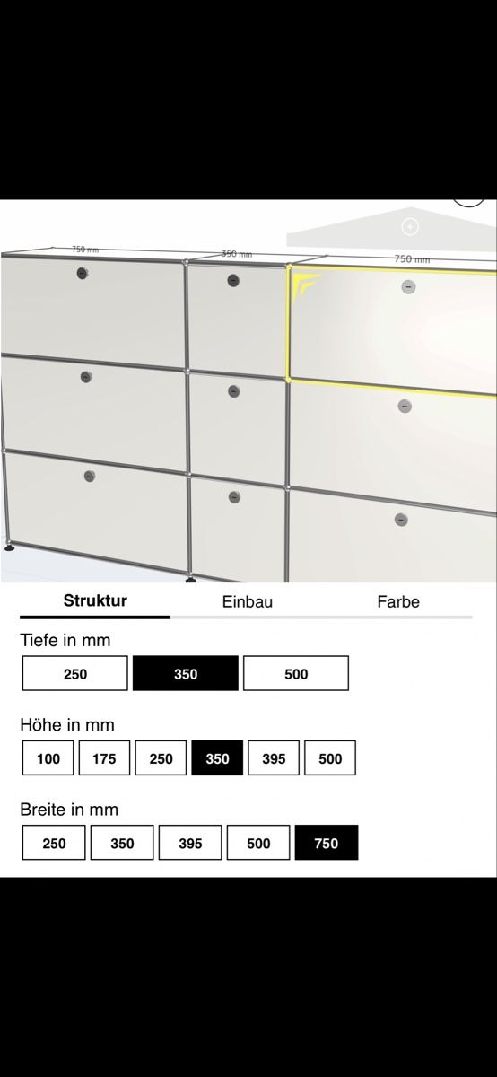USM Cassettiere: USM Haller Sideboard  – Nuovo (secondo la descrizione) da Zürich venduto da von_7vbl 1