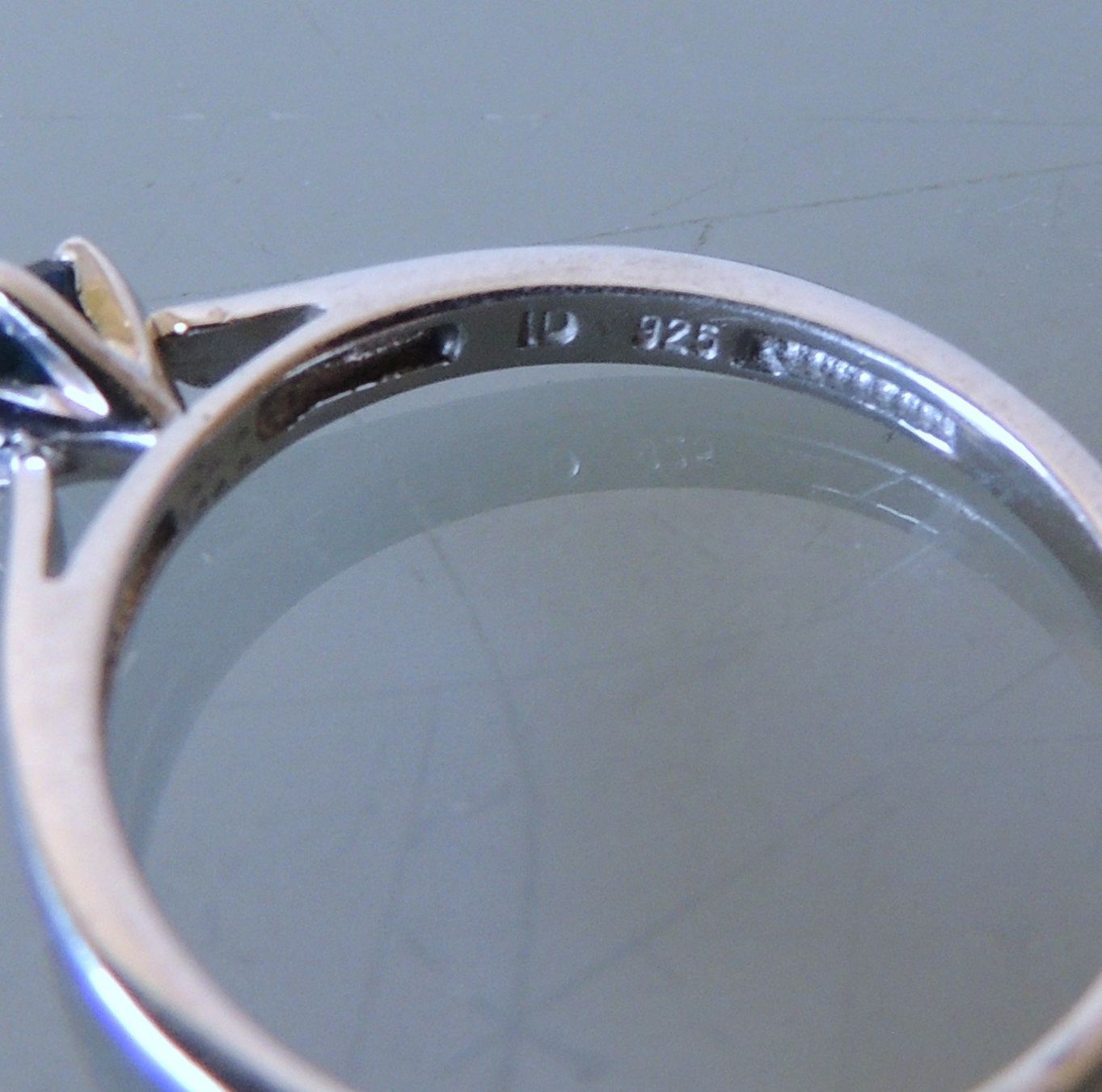 Anelli: Silber 925 Diamant Fingerring Gr. 56 – Usato da Waldenburg venduto da schaller707 8