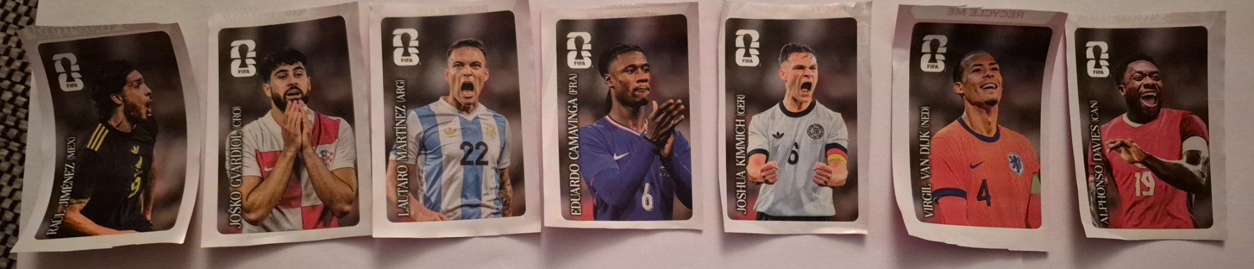 Panini Sammelbilder & Trading cards: Fifa Panini Cola Sticker 7er Set – Neu (gemäss Beschreibung) aus Bremgarten b. Bern von kev_f7zw