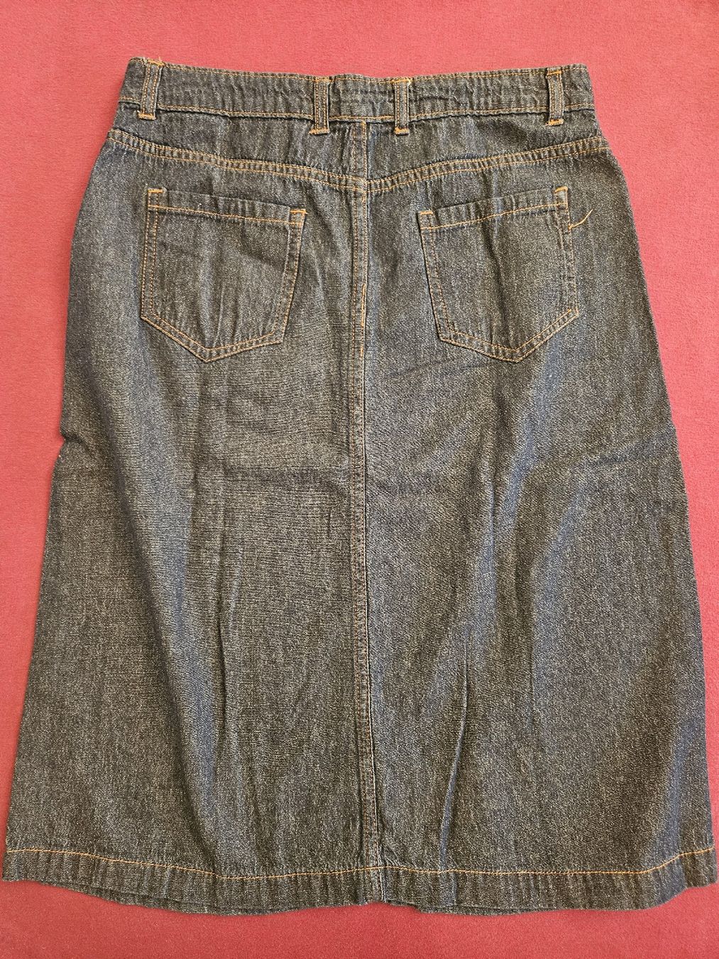 Gonne: Denim Skirt, Button Front, Size 30, Classic! – Usato da Basel venduto da yat_r699 1