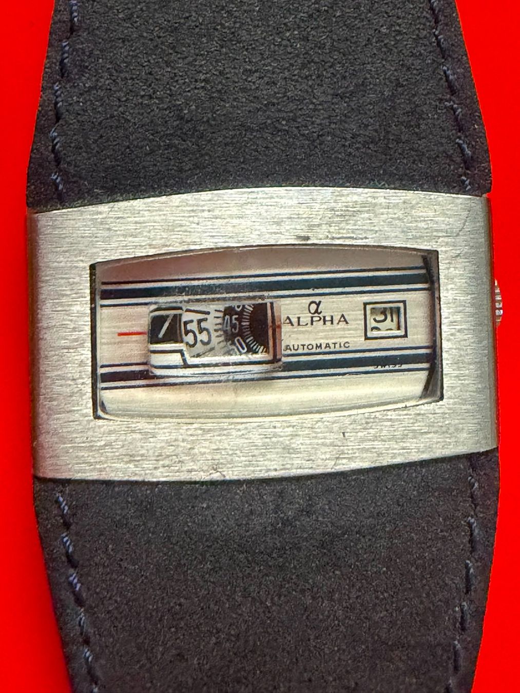 Omega Uhren: VINTAGE ALPHA JUMP HOURS AUTOMATIC MEGA RAR – Gebraucht aus Neftenbach von Taschen-Uhren 1