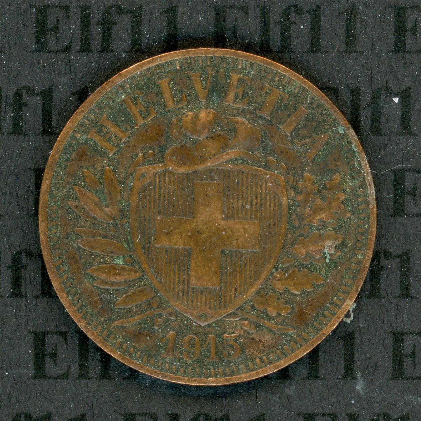 Tutti le monete: CHF___0.02 1915 ss-vz 2 Rappen – Usato da Widnau venduto da Elf11