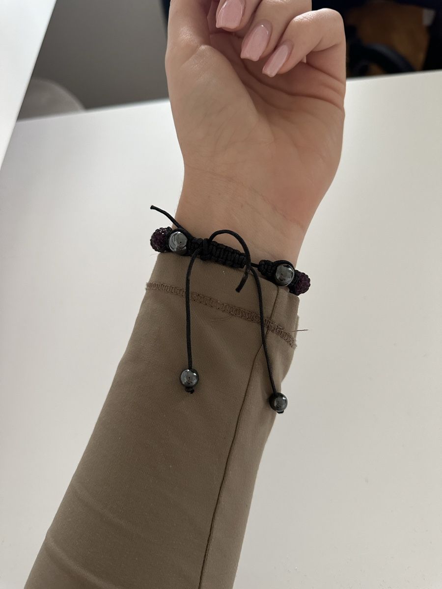 Bracciali & Braccialetti: Bracelet shamballa violet/prune – Usato da Châtelaine venduto da nan_j75j 1