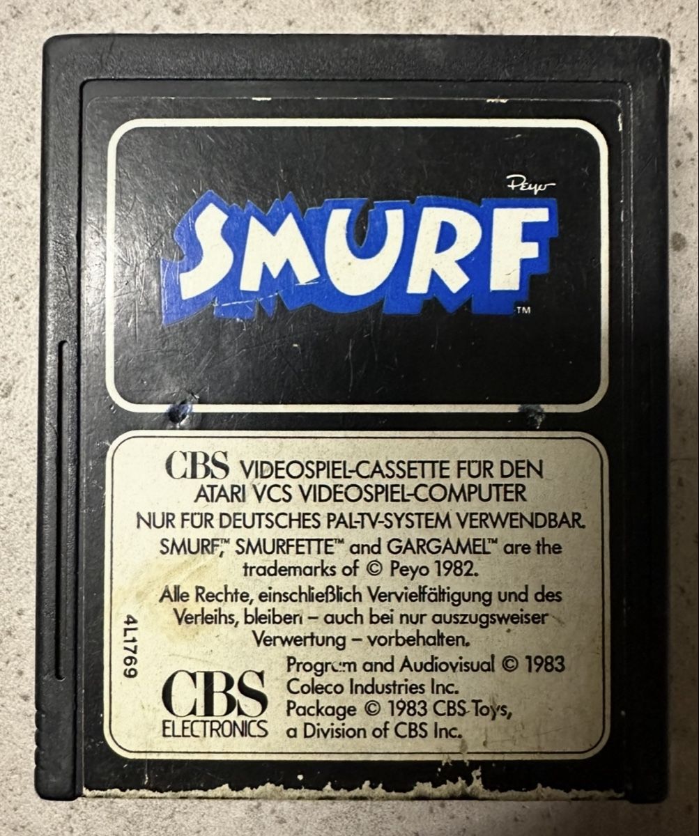 Atari Giochi: Atari VCS Spiel - Smurf – Usato da Kestenholz venduto da Matti_10