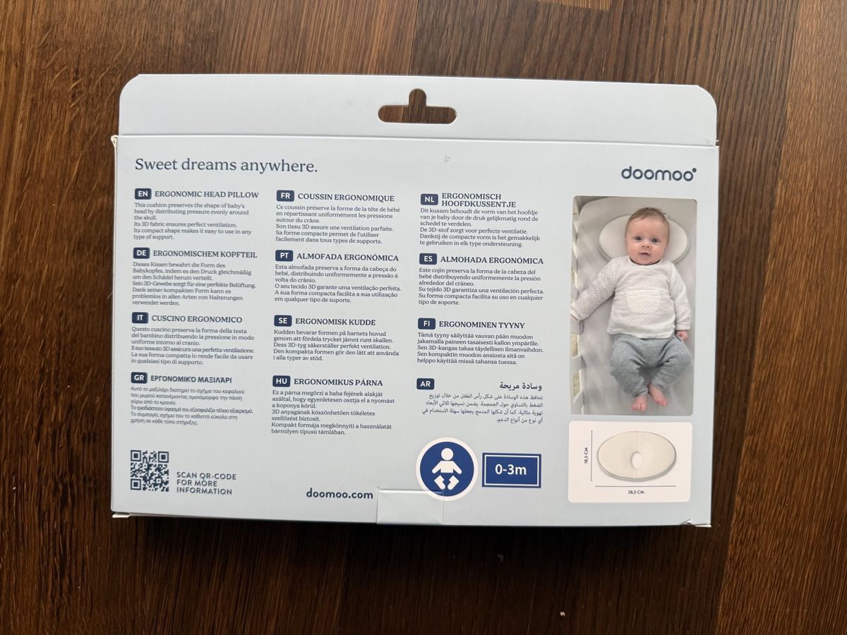 Doomoo Cuscini: baby kopfkissen – Nuovo e nell'imballaggio originale da Münchwilen TG venduto da nera.a 2