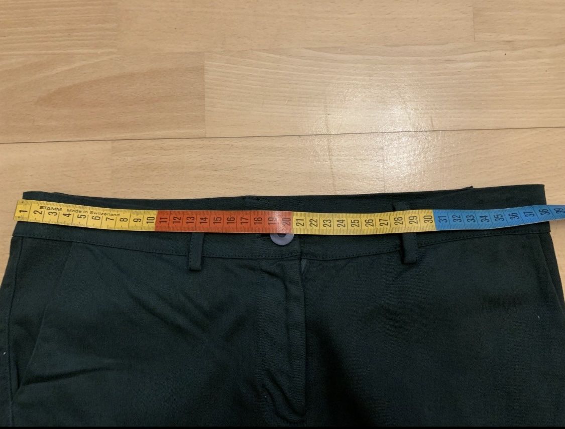Pantaloni: Colora Damenhose, dunkelgrün – Nuovo (secondo la descrizione) da Nuglar venduto da bibabone 3