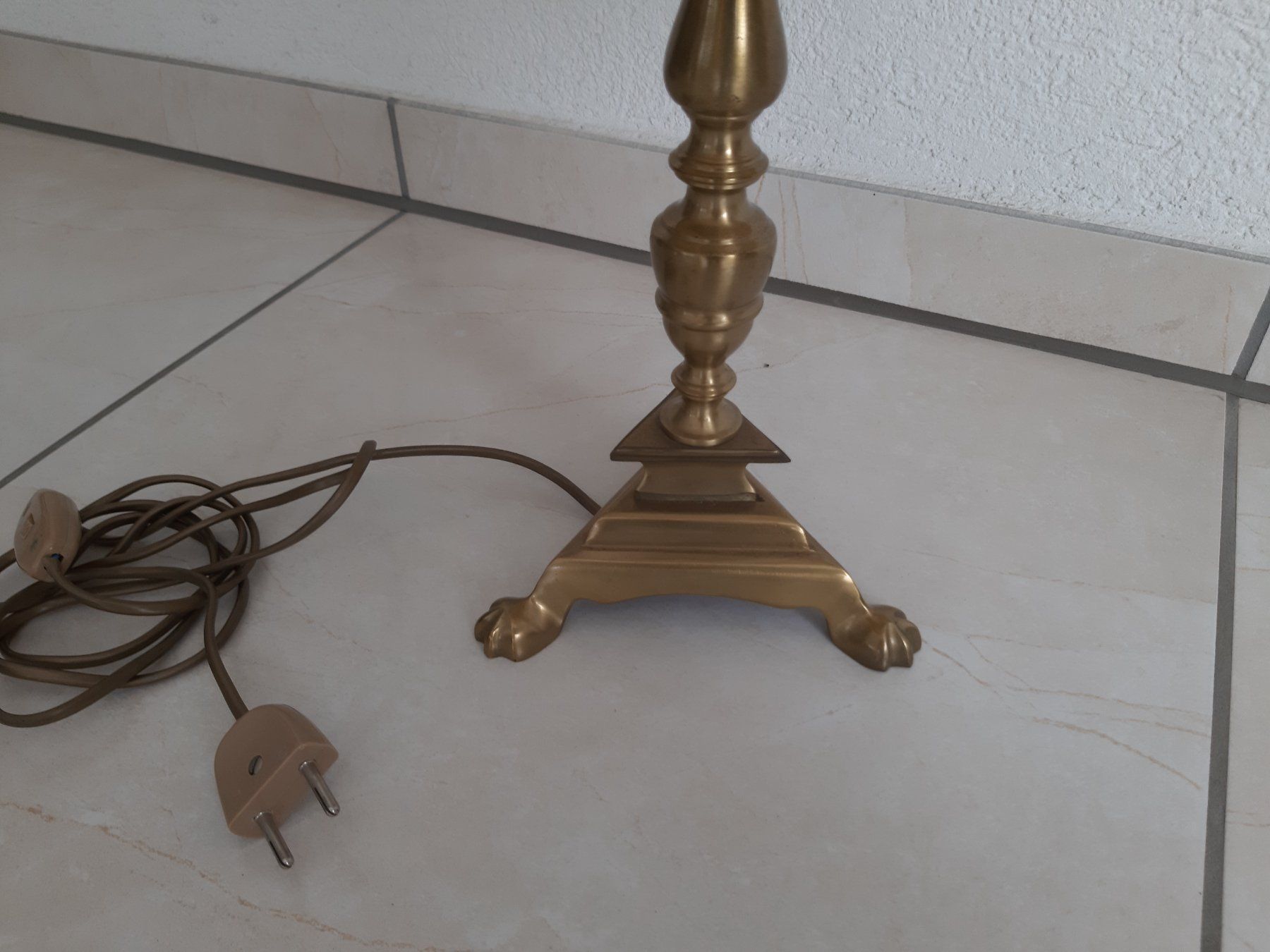Lampen: Tischlampe Tisch Lampe Antik Kurios Messing – Gebraucht aus Birr von schwegi4 4