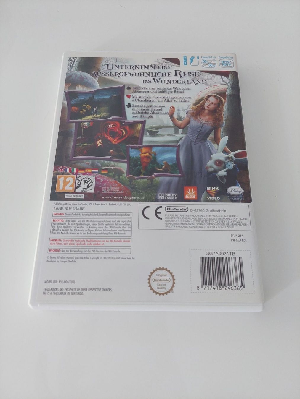 Nintendo Giochi: Disney - Alice im Wunderland | Wii – Usato da Köniz venduto da Gamecollect 2