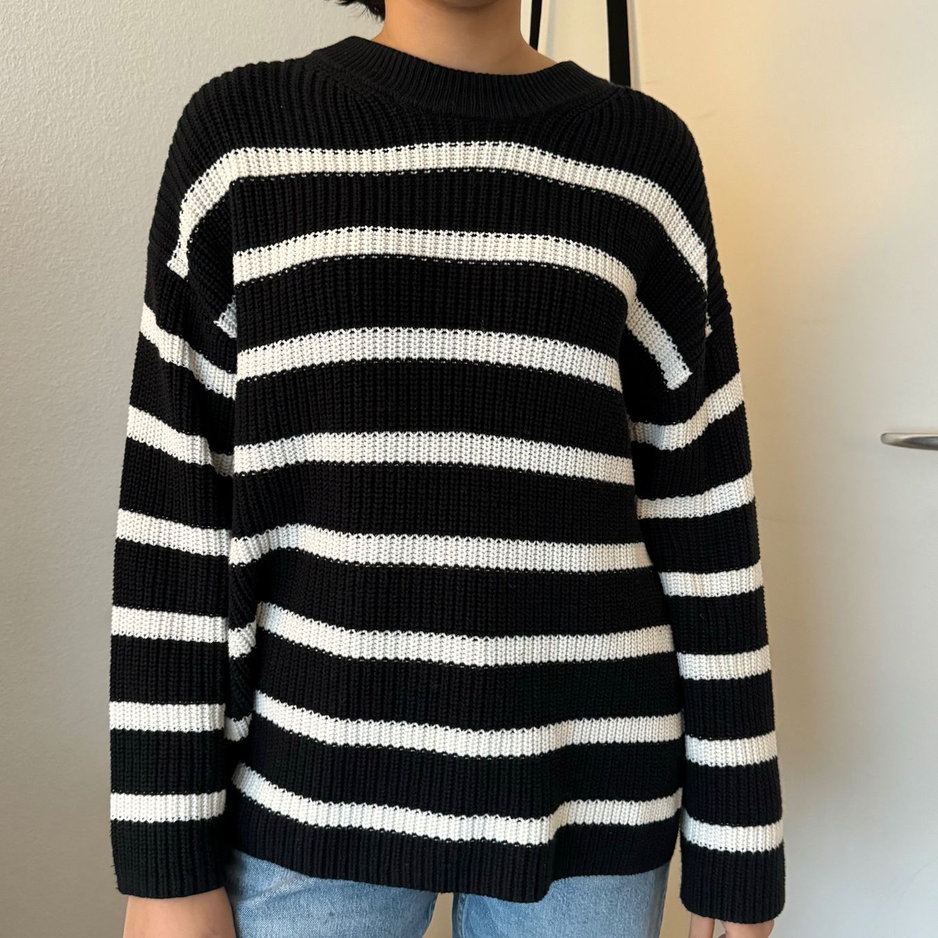 H&M Pulls & Sweat-shirts: Gestreifter Strick Pullover – D'occasion à Basel par zar_dw2n 2