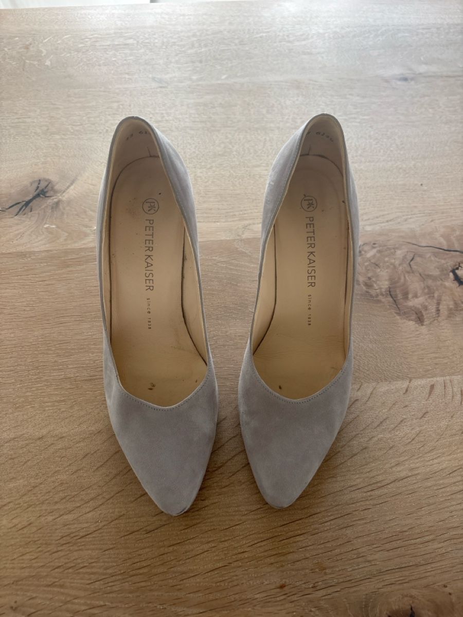 Scarpe da donna: Peter Kaiser, graue Wildleder Pumps, Gr. 40 – Usato da Benglen venduto da schneewittli9
