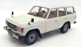 Toyota Land Cruiser J6 1981-1990 RHD weiss   1:18 von Kyosho