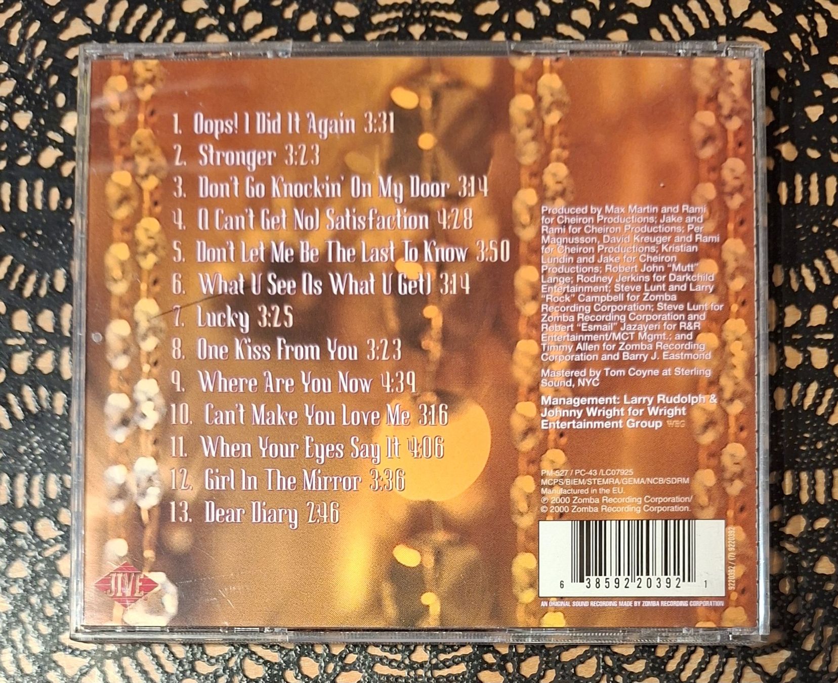 CDs: Britney Spears - Oops... I Did It Again, USA Pop Album 2000 – Gebraucht aus Amriswil von Celini3 1