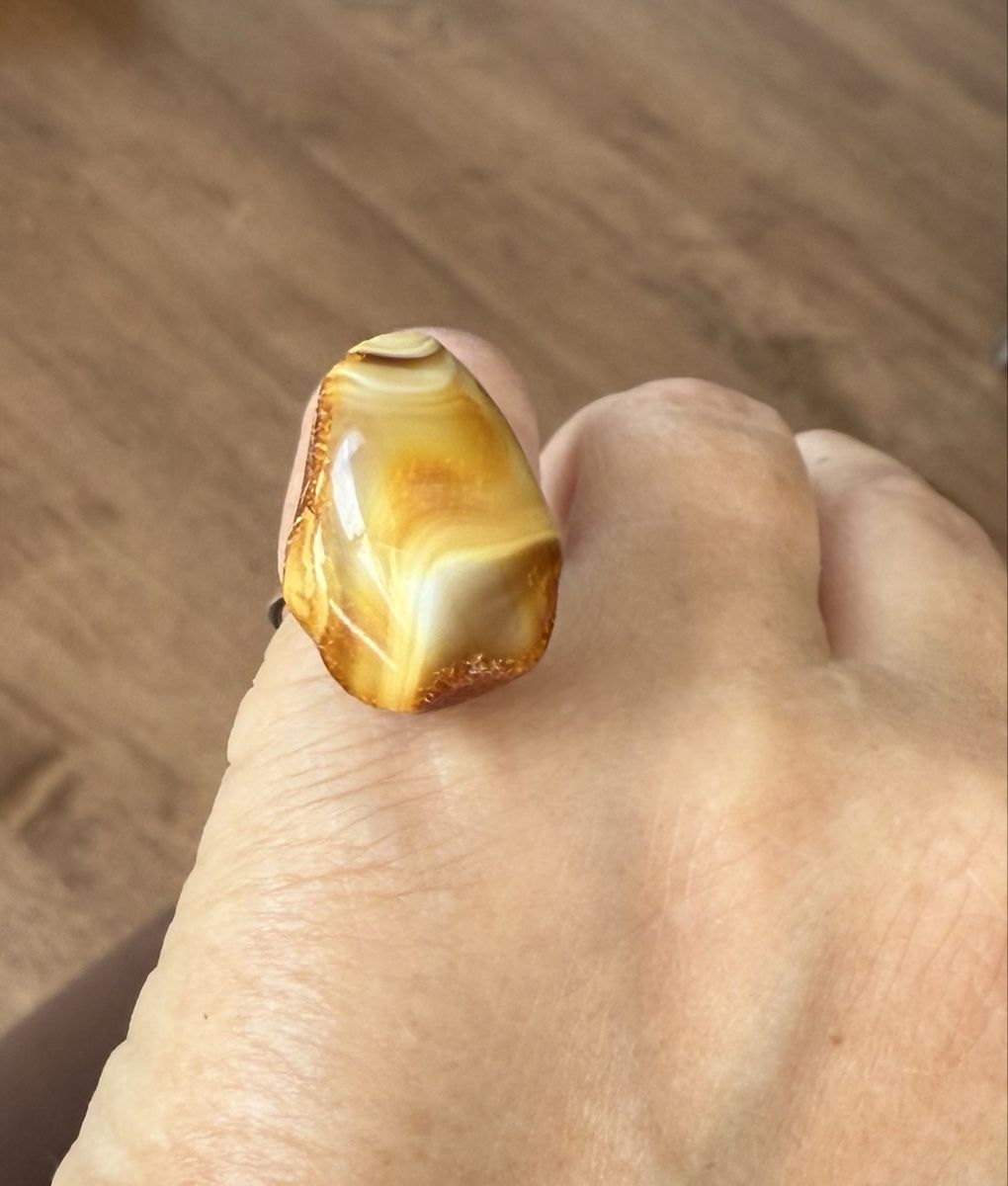 Anelli: Himmlischer Bernstein-Ring in Silber 925 – Nuovo e nell'imballaggio originale da Ebikon venduto da elischka 2