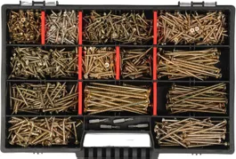 XXL Sortiment 1000-teilig Torx Antrieb Spanplattenschrauben
