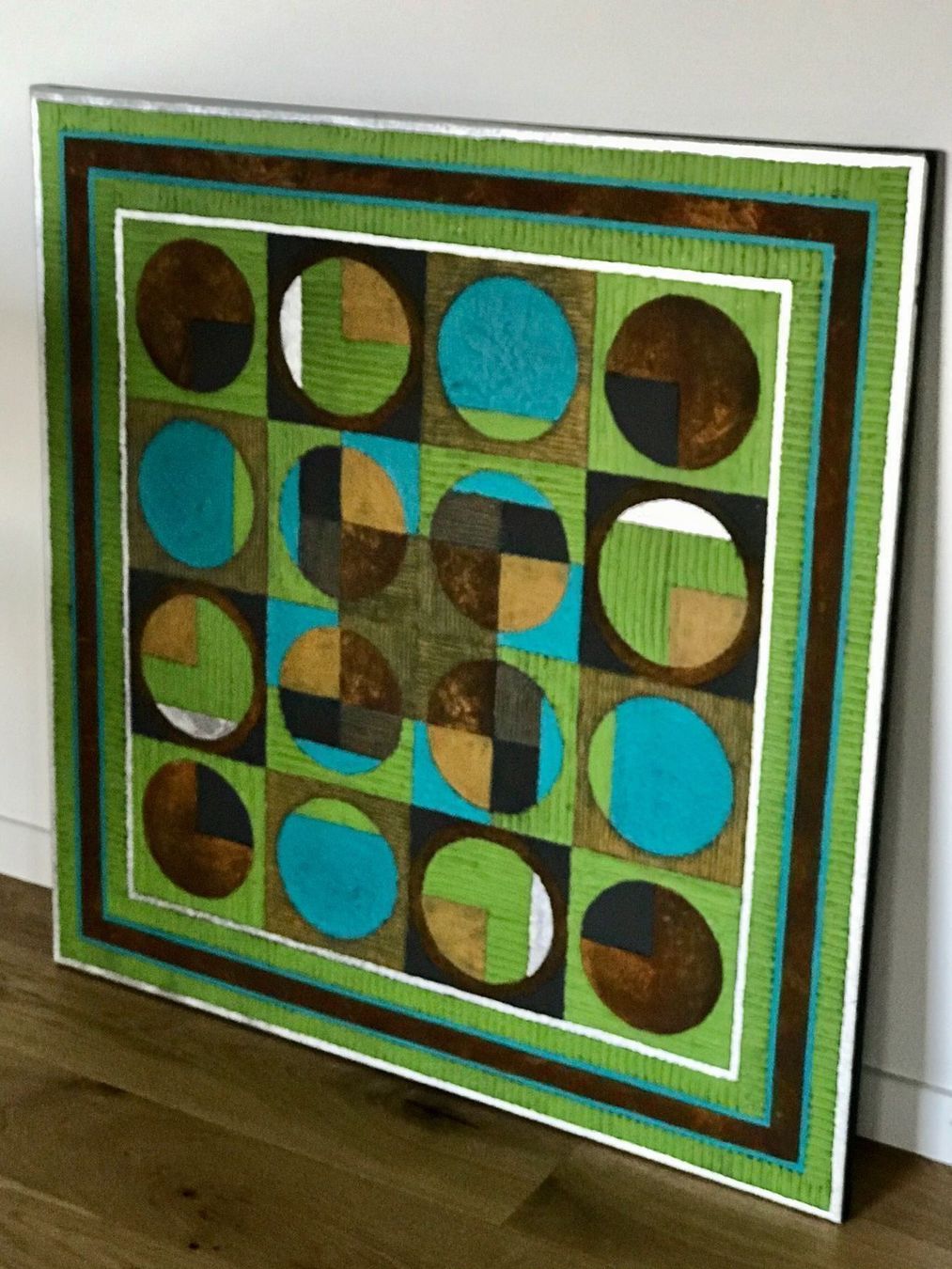 Foto & Immagini: Handgemaltes Acryl Bild 80 x 80 – Nuovo (secondo la descrizione) da Gunten venduto da starfish3 1