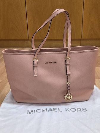 Michael Kors Jet Set Travel Schultertasche, pink