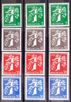 SUISSE 1939: Expo nationale, les séries de/fr/it, **