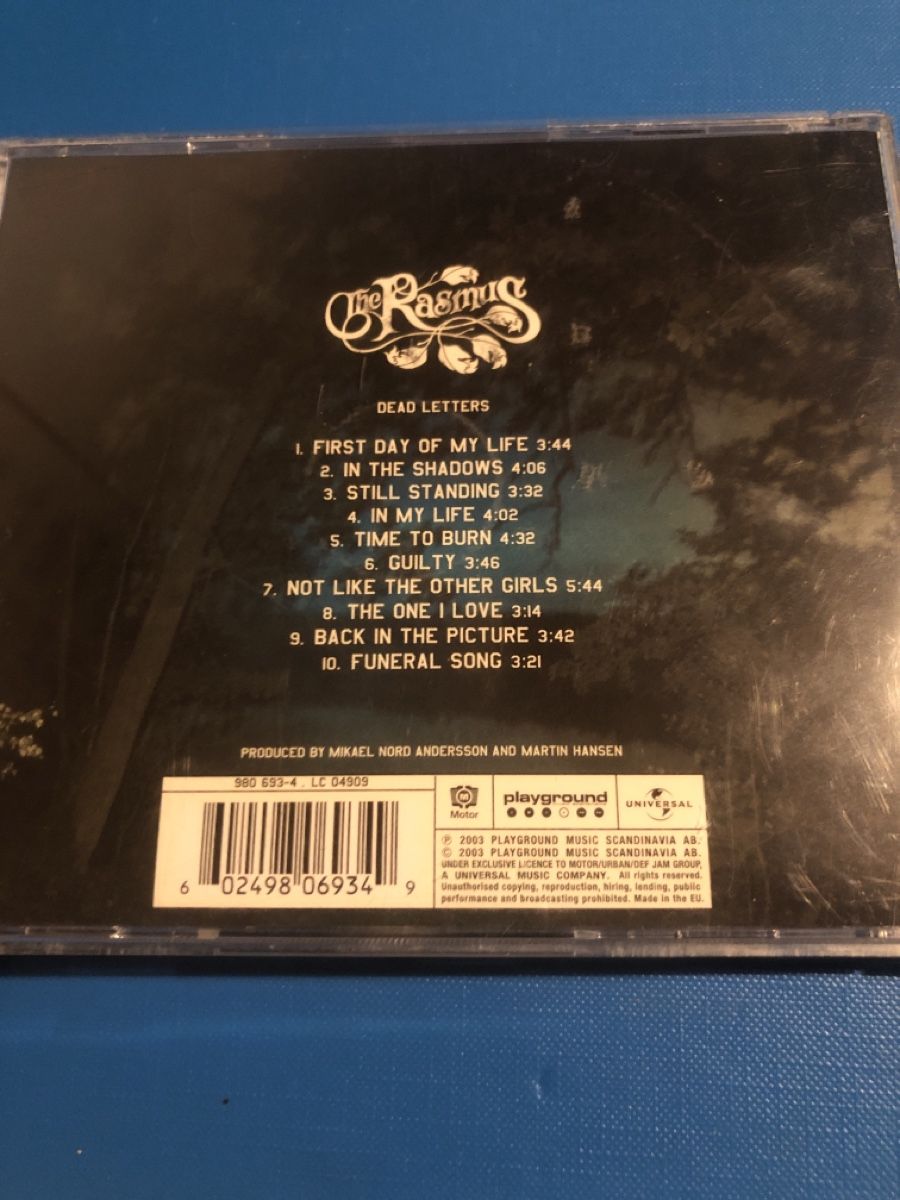 CDs: The Rasmus - Dead Letters CD – D'occasion à Flaach par rubo7 2