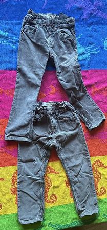 2x Manchesterhose Gr. 110 und 1x Manchester-Jäggli