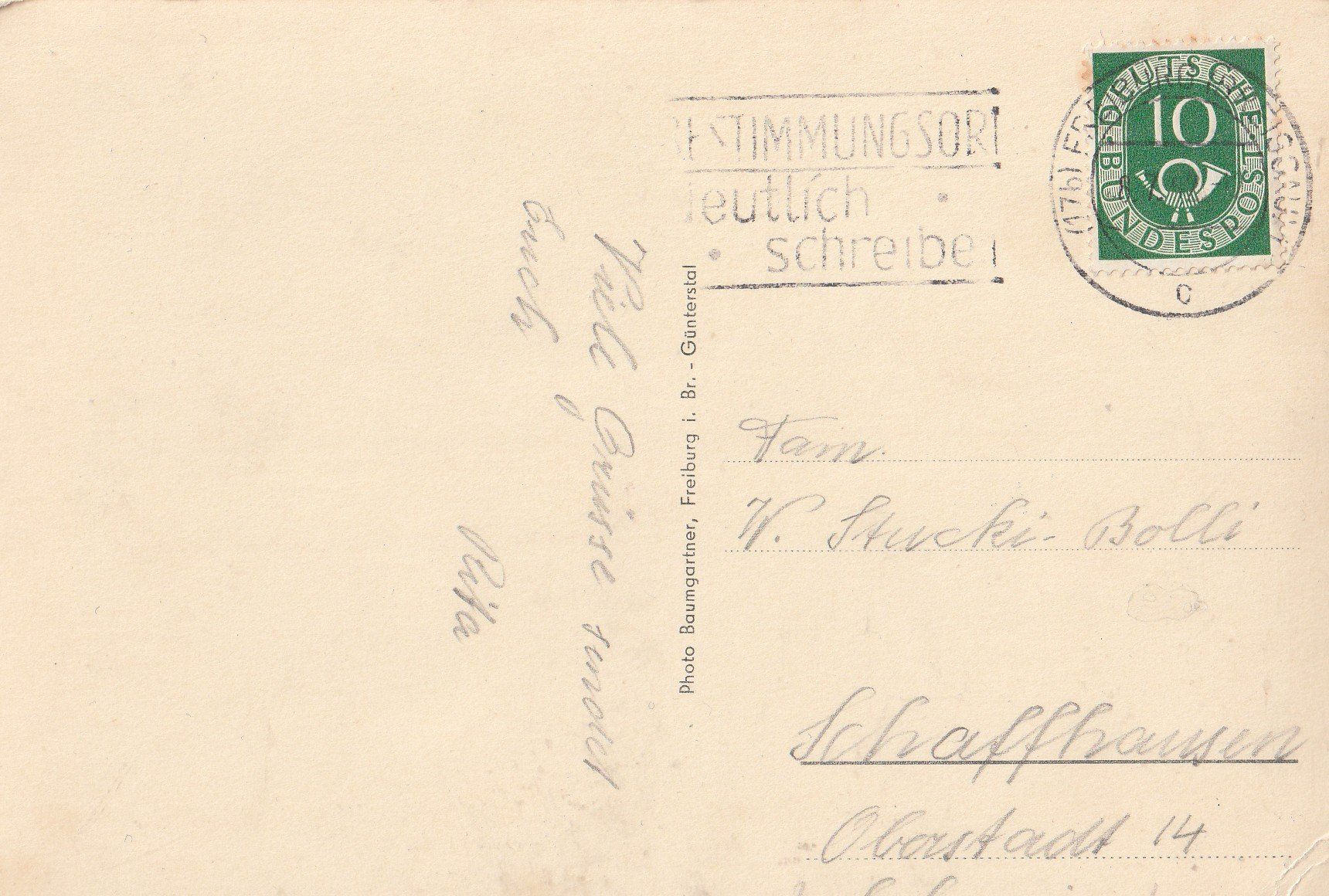 Cartes postales: Freiburger Münster – D'occasion à Lumbrein par made02 1
