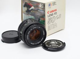 Canon new-FD 50mm f1.8 Olympia 1984