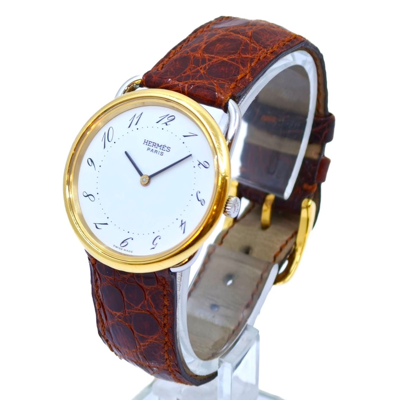 Hermès Orologi: Hermès Arceau Vintage Two Tone – Usato da Montreux venduto da CashPay_Montreux 1