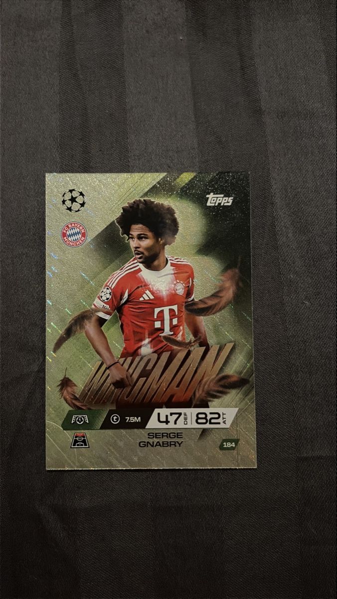 Topps Carte collezionabili: Topps Match Attax Serge Gnabry 184 – Usato da Altendorf venduto da jet_67b8
