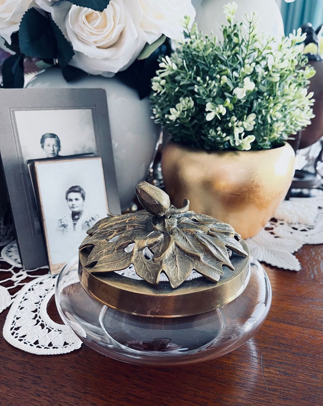 Dosen: Wunderschöne Dose mit Messing oder Bronze – Gebraucht aus Winkel von KaschmirArt
