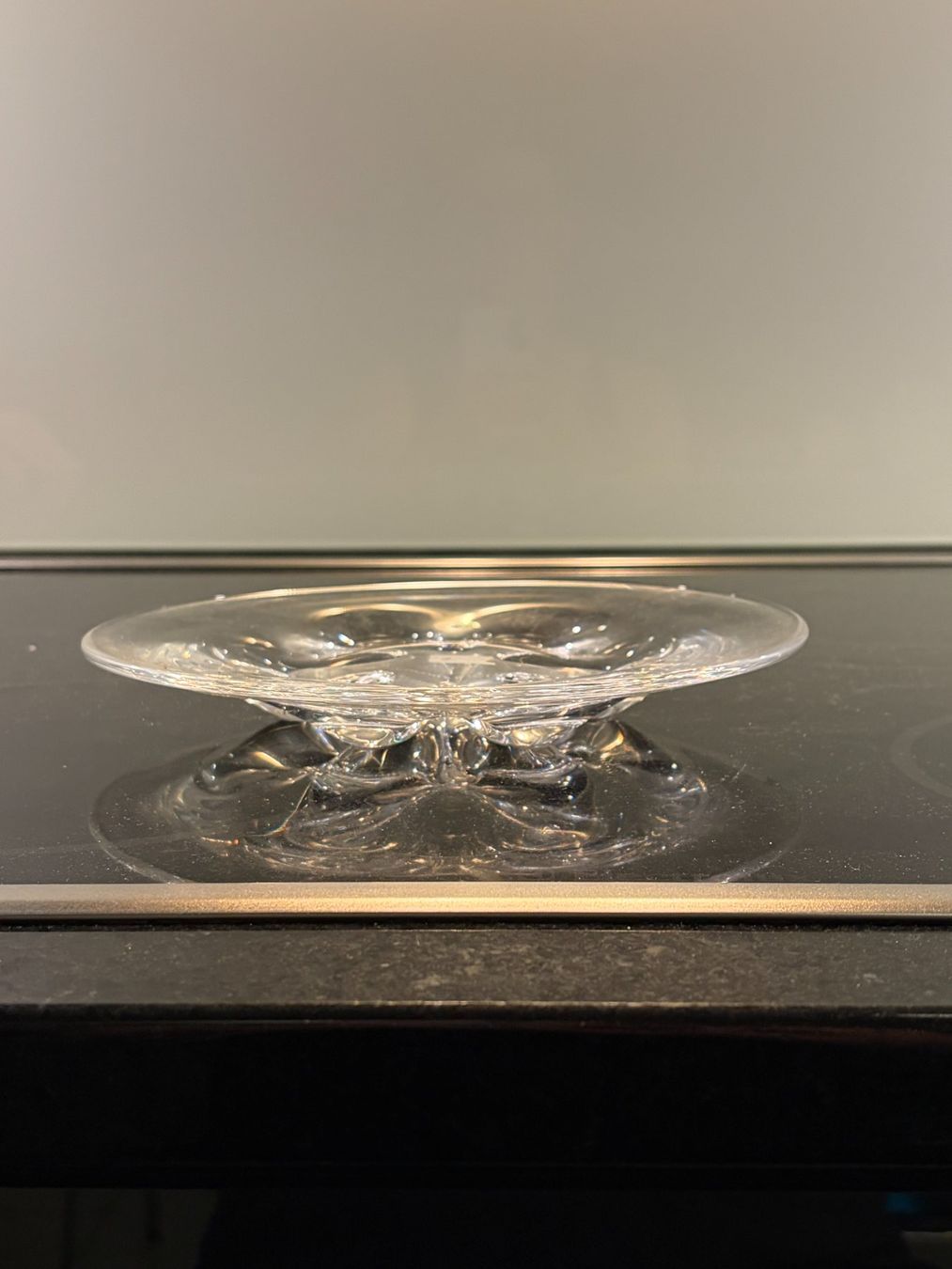 Teller: Teller Glas farblos E. Hald Orrefors 1936 Schweden – Gebraucht aus Zürich von sru_6zc8