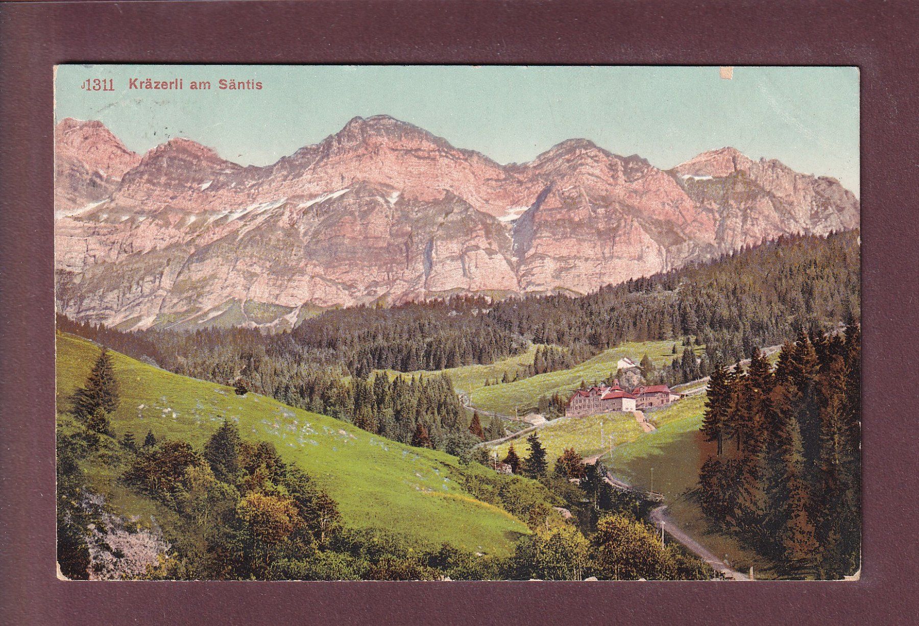 Cartoline postali: Urnäsch - KRÄZERLI am Säntis – Usato da Pully venduto da nicecards
