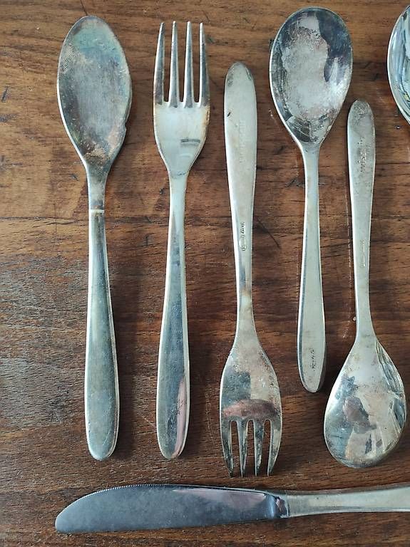 Set di posate: Swissair Besteck Silber Duni first – Usato da Zürich venduto da rald 1