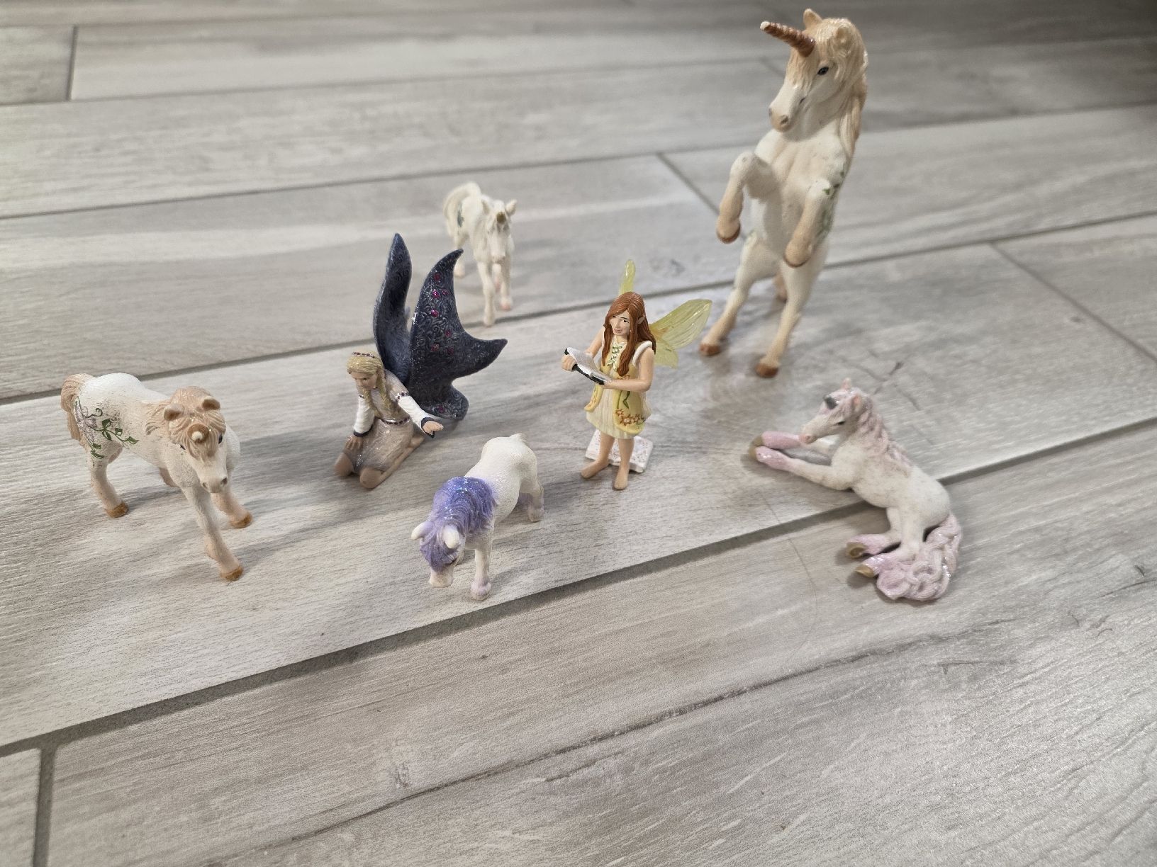 Schleich Statuette: Schleich Set Einhörner und Feen Figuren  – Usato da Dorf venduto da Echo_Elements 1