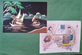 Original Vintage 2 alte Vietnam Bilder, Rarität!