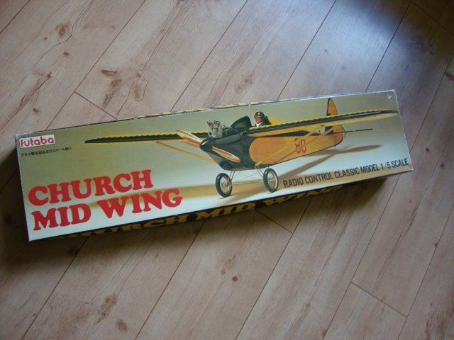 1:5 RC Flugzeug Holz- Modell CHURCH MID WING von FUTABA (Gebraucht) in ...