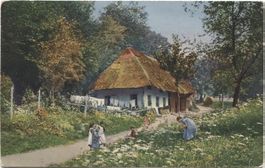 LANDWIRTSCHAFT/STROHDACHHAUS 1920 Aargau