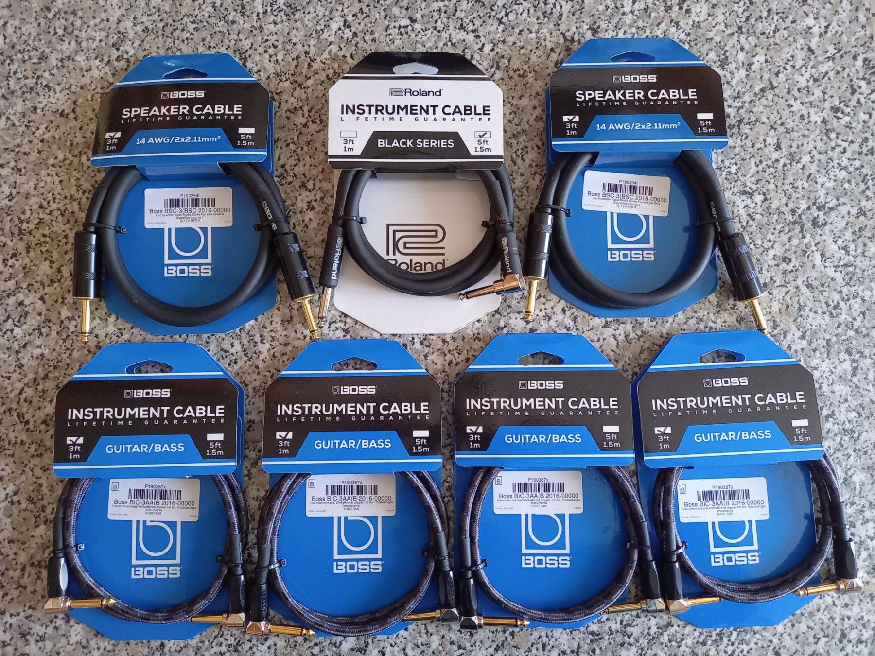 Kabel: 7 Instrumenten-/Lautsprecherkabel – Neu und originalverpackt aus Reinach AG von cosmiceddie