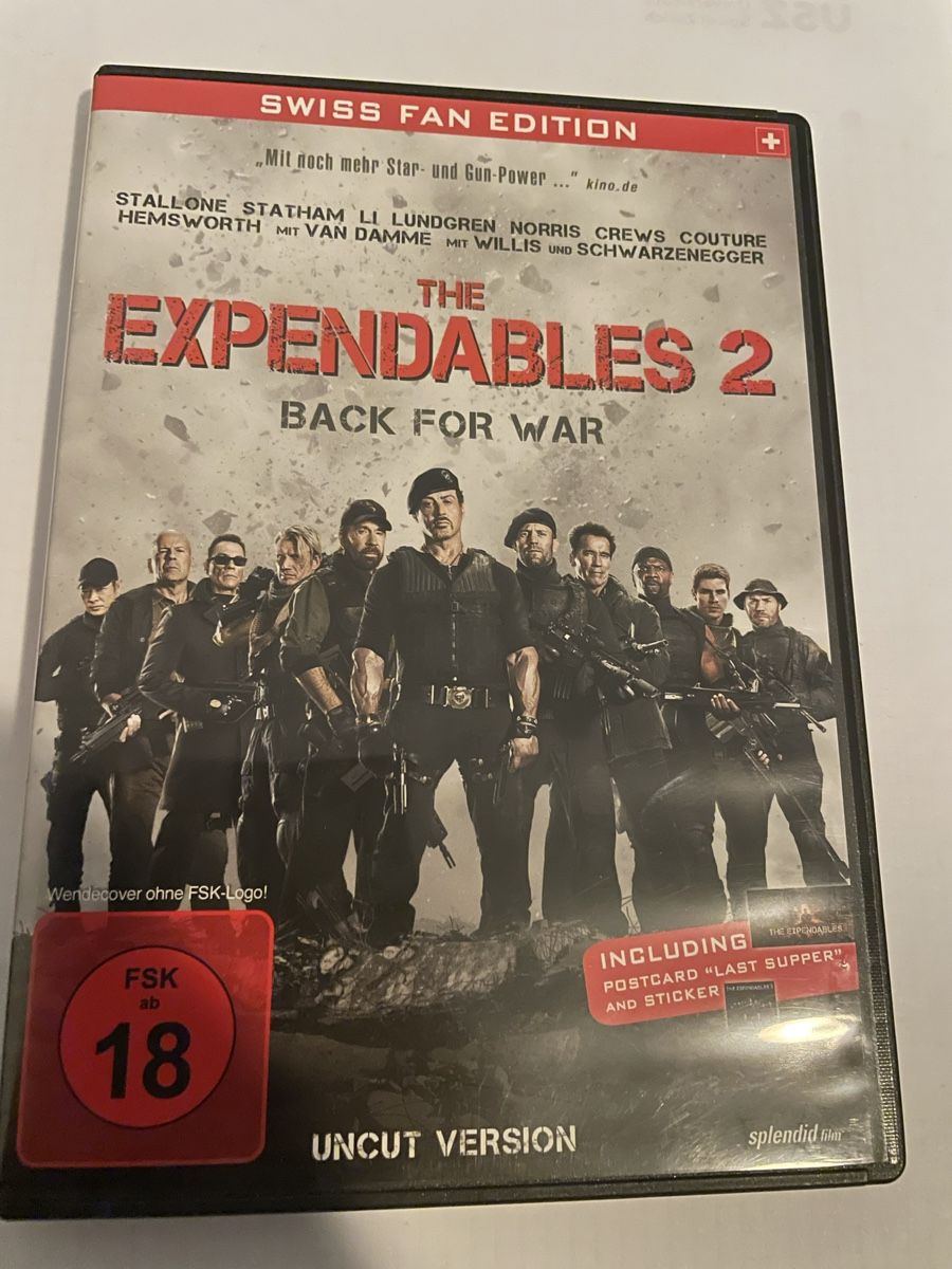 Tutti i DVDs: The Expendables 2 – Usato da Winterthur venduto da Cobraforce