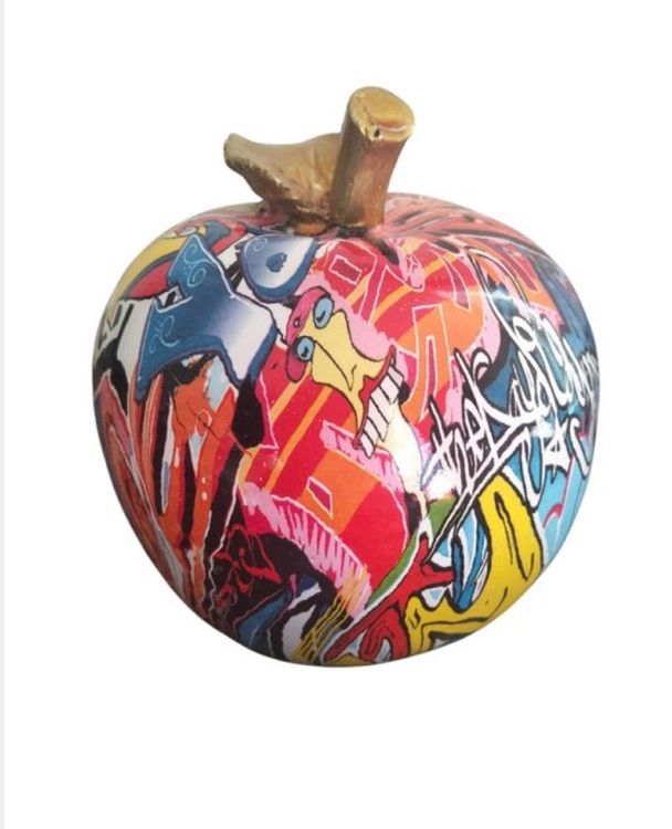 Pop art Skulptur Apfel Apple 3