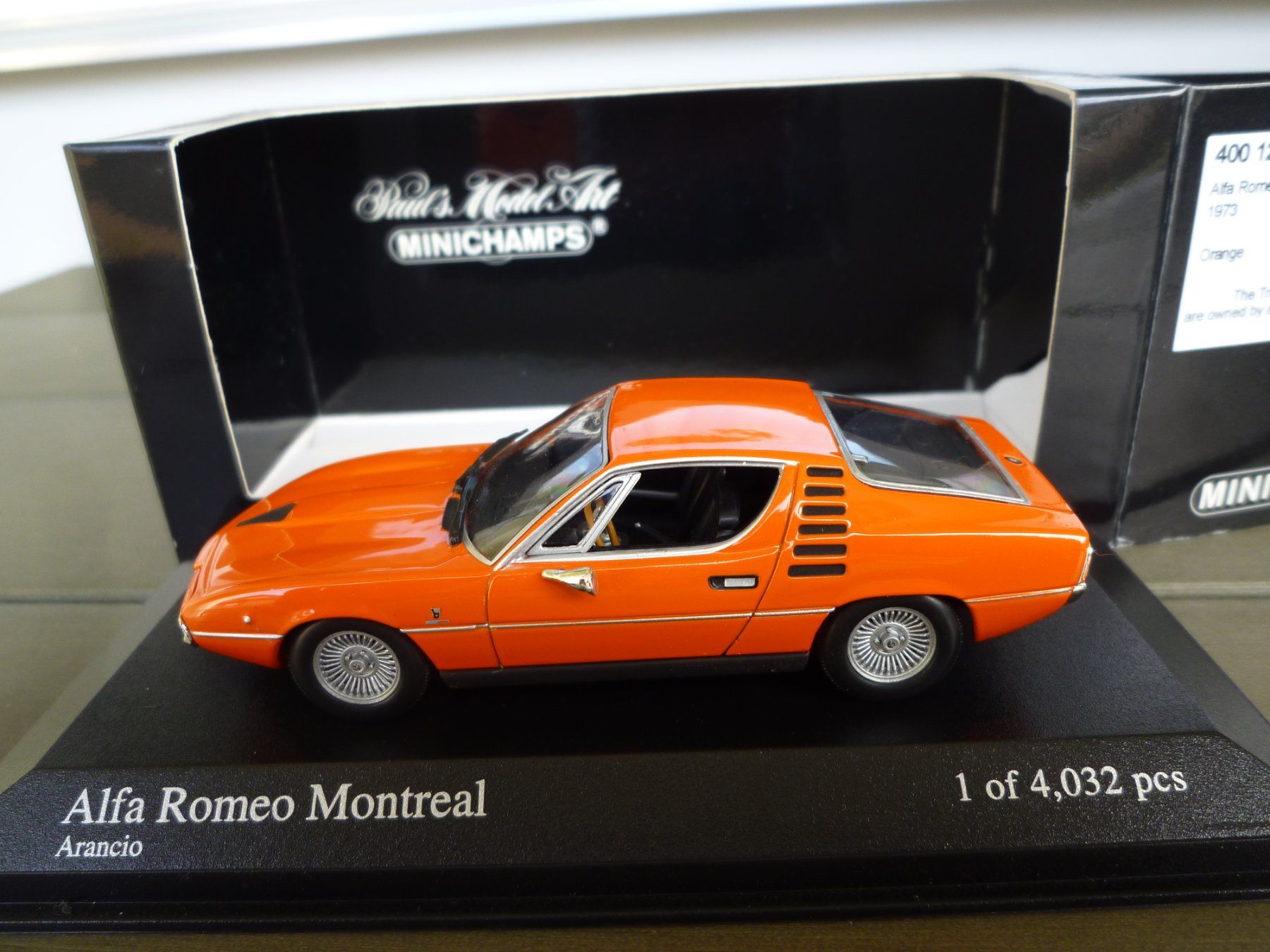 Alfa Romeo Modellini d'auto: Alfa Romeo Montreal (1973) – Nuovo e nell'imballaggio originale da Flawil venduto da Imperiosud 4