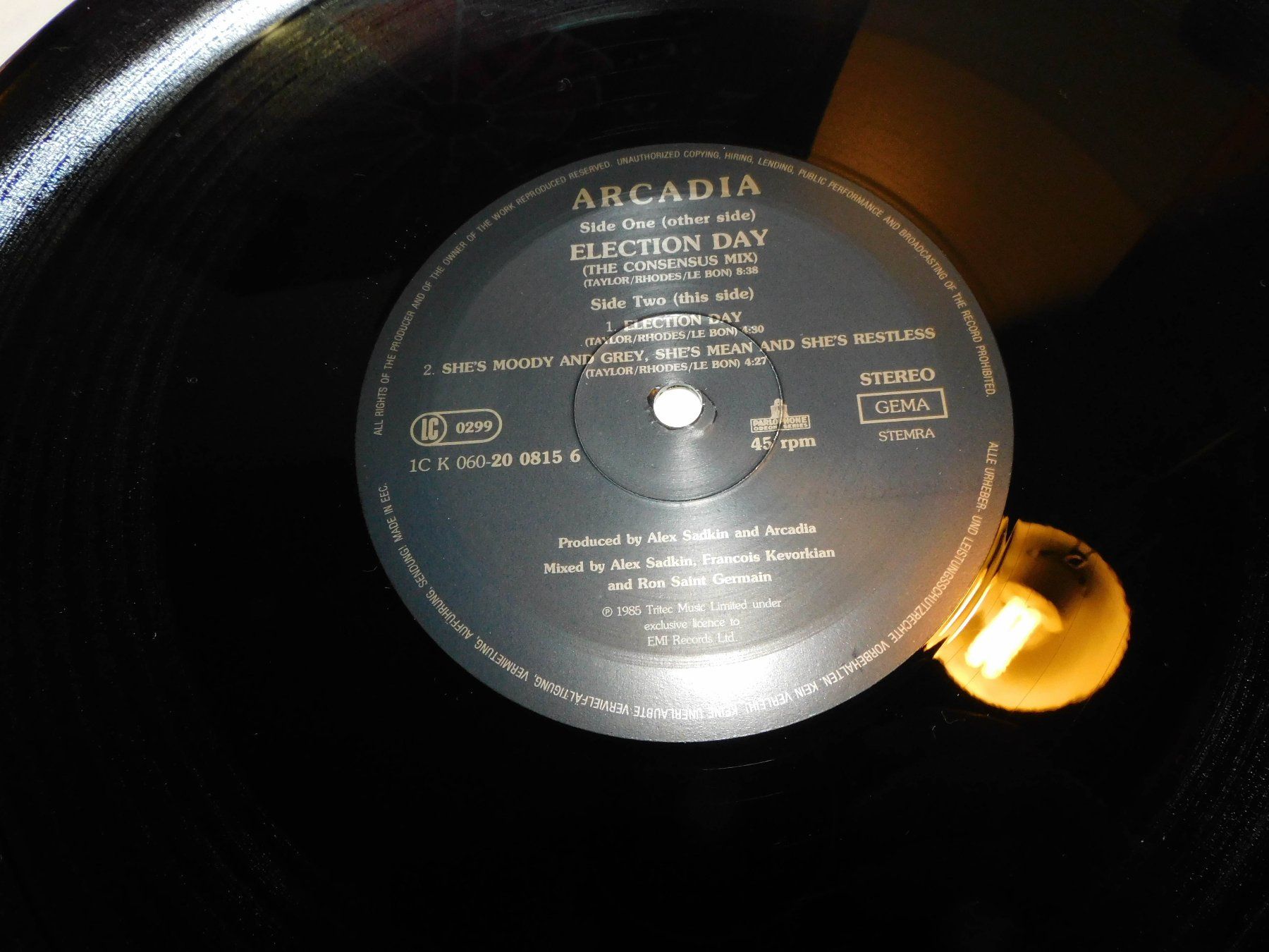 Schallplatten: LP Arcadia  1985 - Maxi Single Schallplatte – Gebraucht aus Sursee von 76 7