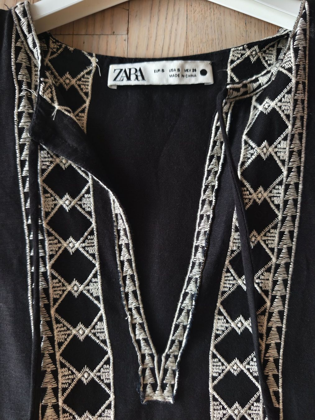 Zara Vestiti: Zara Kleid Leinen Viscosa Gr. S – Usato da Berg TG venduto da Persefona 1