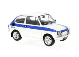FIAT 126 WEISS/BLAU 1972 1:18 MCG