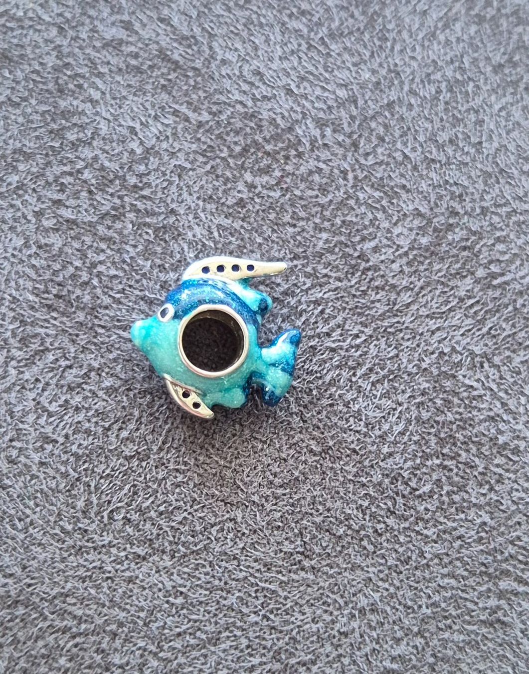 Anhänger: Silber Charm Fisch +Garantie – Neu (gemäss Beschreibung) aus Rotkreuz von Carbone_Bijou-Shop