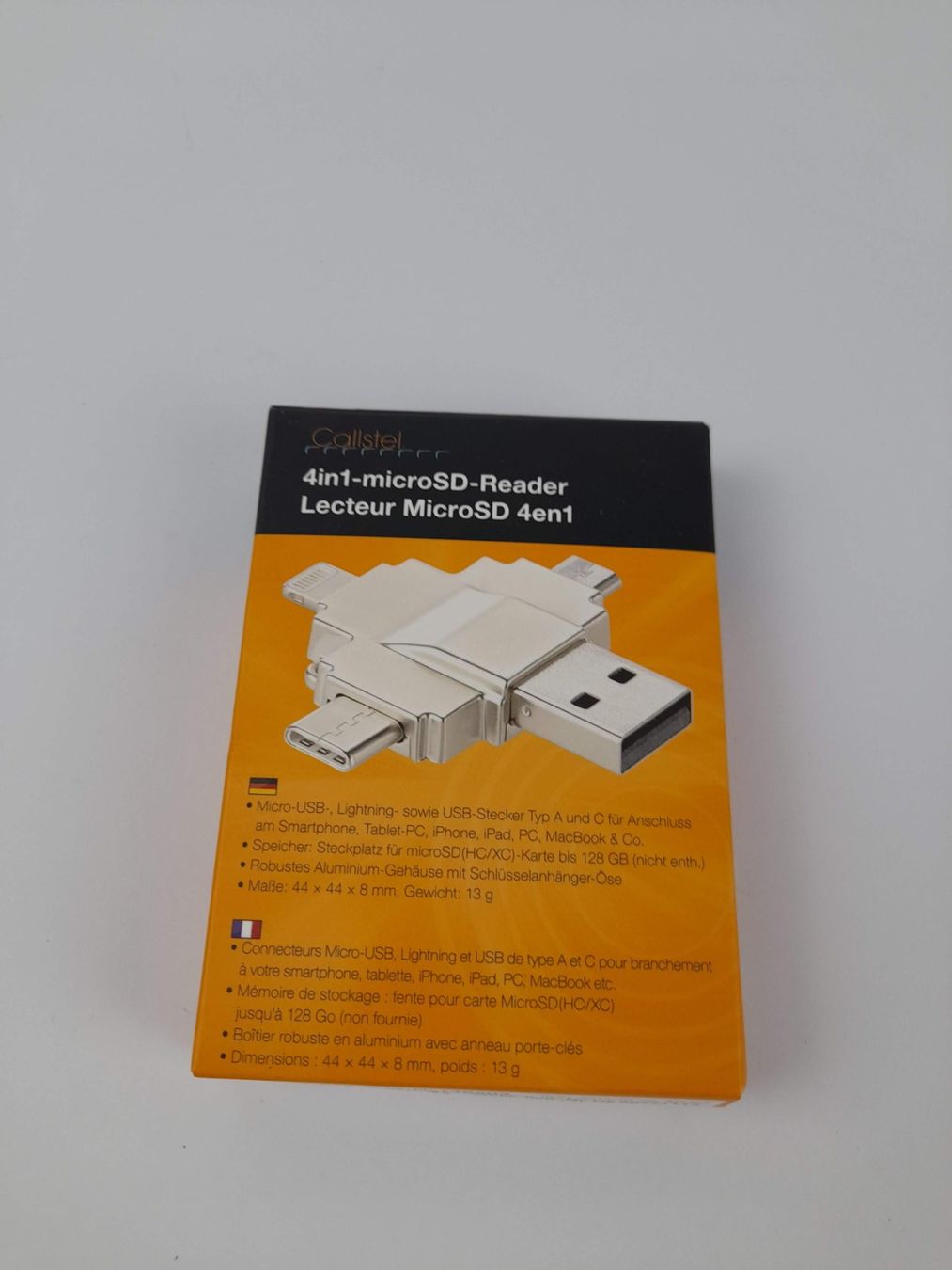 Unità & Adattatore: CALLSTEL 4in1-microSD-Reader – Nuovo (secondo la descrizione) da Liebefeld venduto da Restwert_Liebefeld
