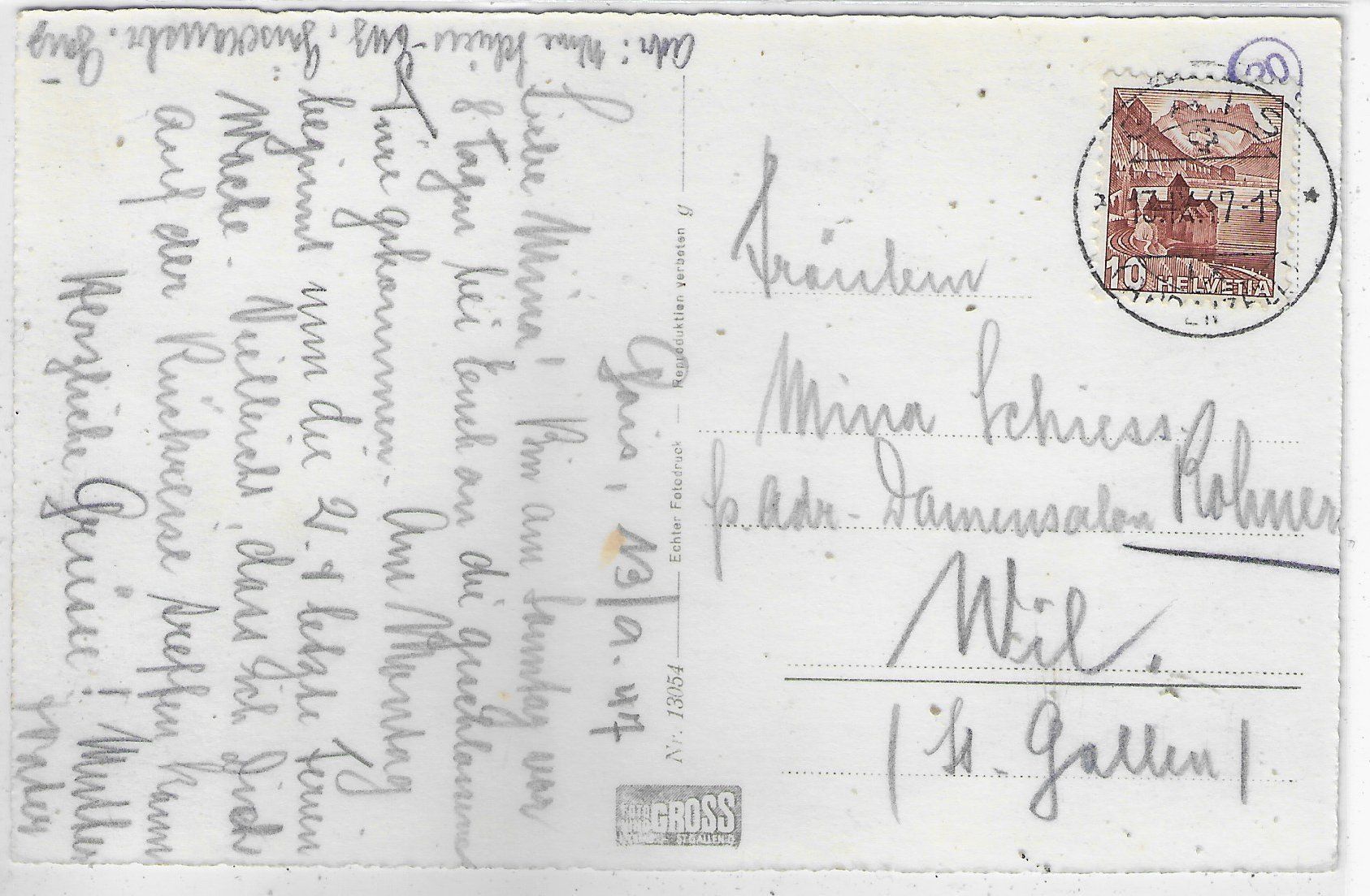 Cartoline postali: Zweibrücken-Gais - Panorama – Usato da Ettingen venduto da Kartenplanet 1