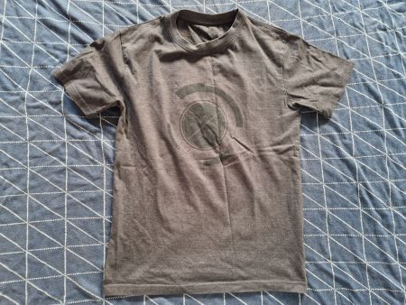 Cooles T-Shirt, Safari, Grösse S, grau